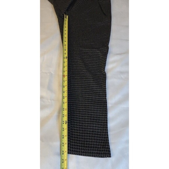 J. MCLAUGHLIN Houndstooth Pants Women 12 Pull On Knit Stretch Tapered Pockets - Picture 11 of 11